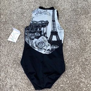 Black Paris leotard
